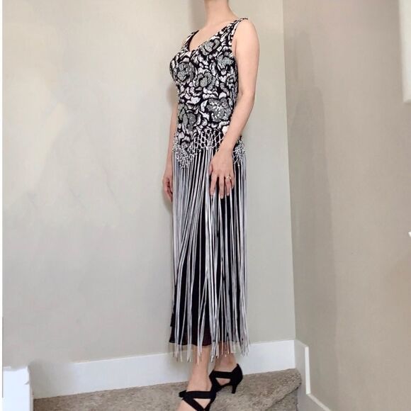 New Vintage Gorgeous Beaded & Sequined Party Dress - Picture 7 of 16